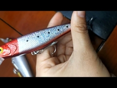 प्लास्टिक का आमिष समुद्र में मछली पकड़ने के लिए