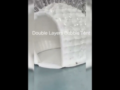 बीजीओ इन्फ्लेटेबल बबल टेंट दो परतें अच्छी इन्सुलेशन आउटडोर रेस्टोरेंट कॉफी बार ग्लोबल टेंट