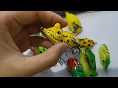 बीजीओ मेंढक ल्यूर मुलेट स्नेकहेड चारा मछली पकड़ने का ल्यूर