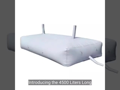 टिकाऊ जीवन टारपॉइल तरल भंडारण लचीला बैग पीने के पानी के टैंक